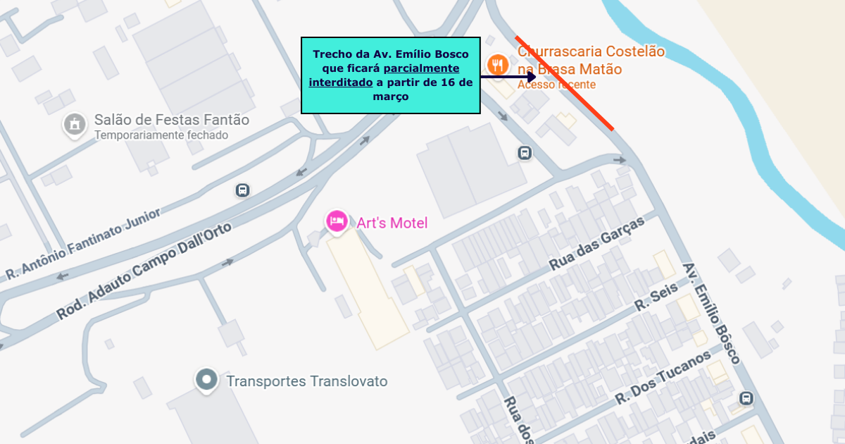 Mapa Emilio Bosco