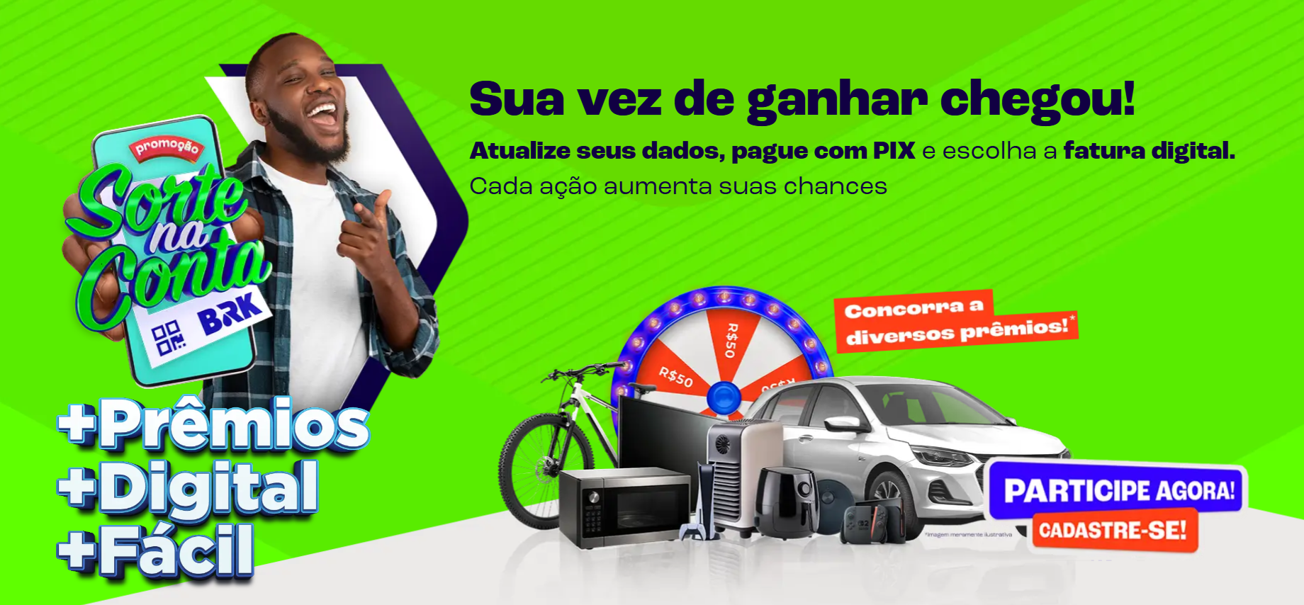 sorte na conta 2025