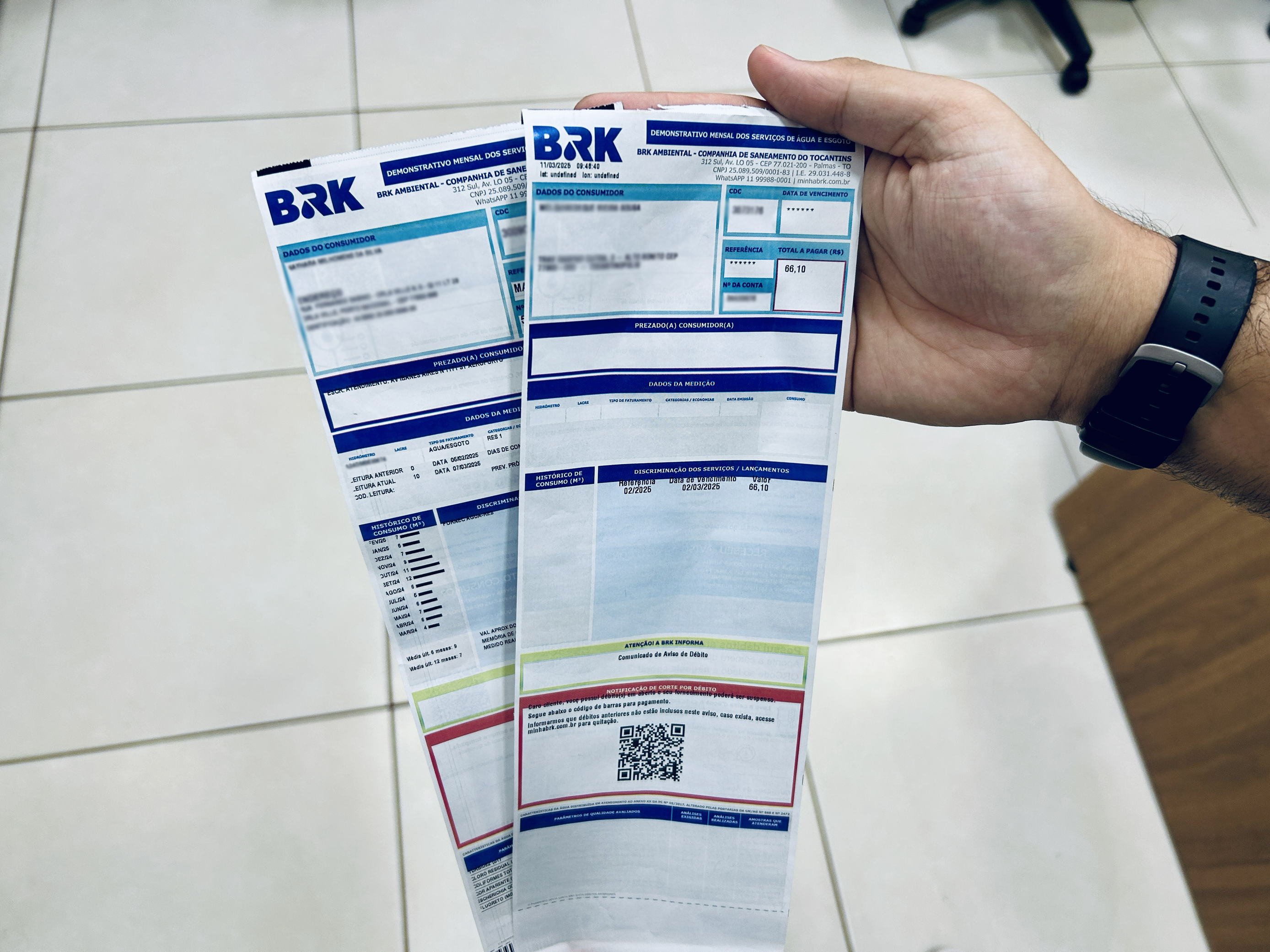 BRK esclarece sobre fatura e aviso de débito