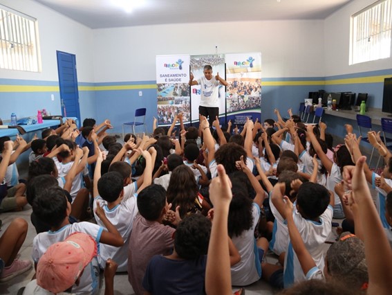 Projeto “Brincar para Sanear” chega nas escolas de Araguaína, em Tocantins